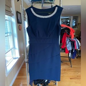 Navy blue cocktail dres